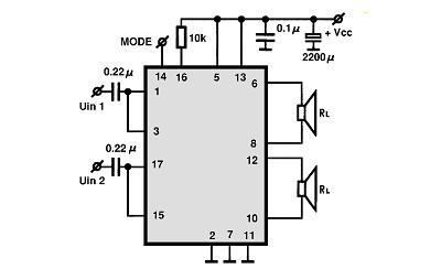 TDA8564Q I electronics circuit